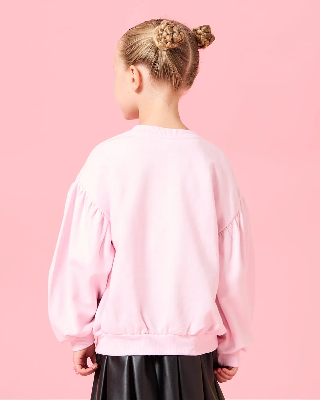 Girls Pink Minnie Mouse Embellished Sweatshirt sold by Redtag product image thumbnail 3