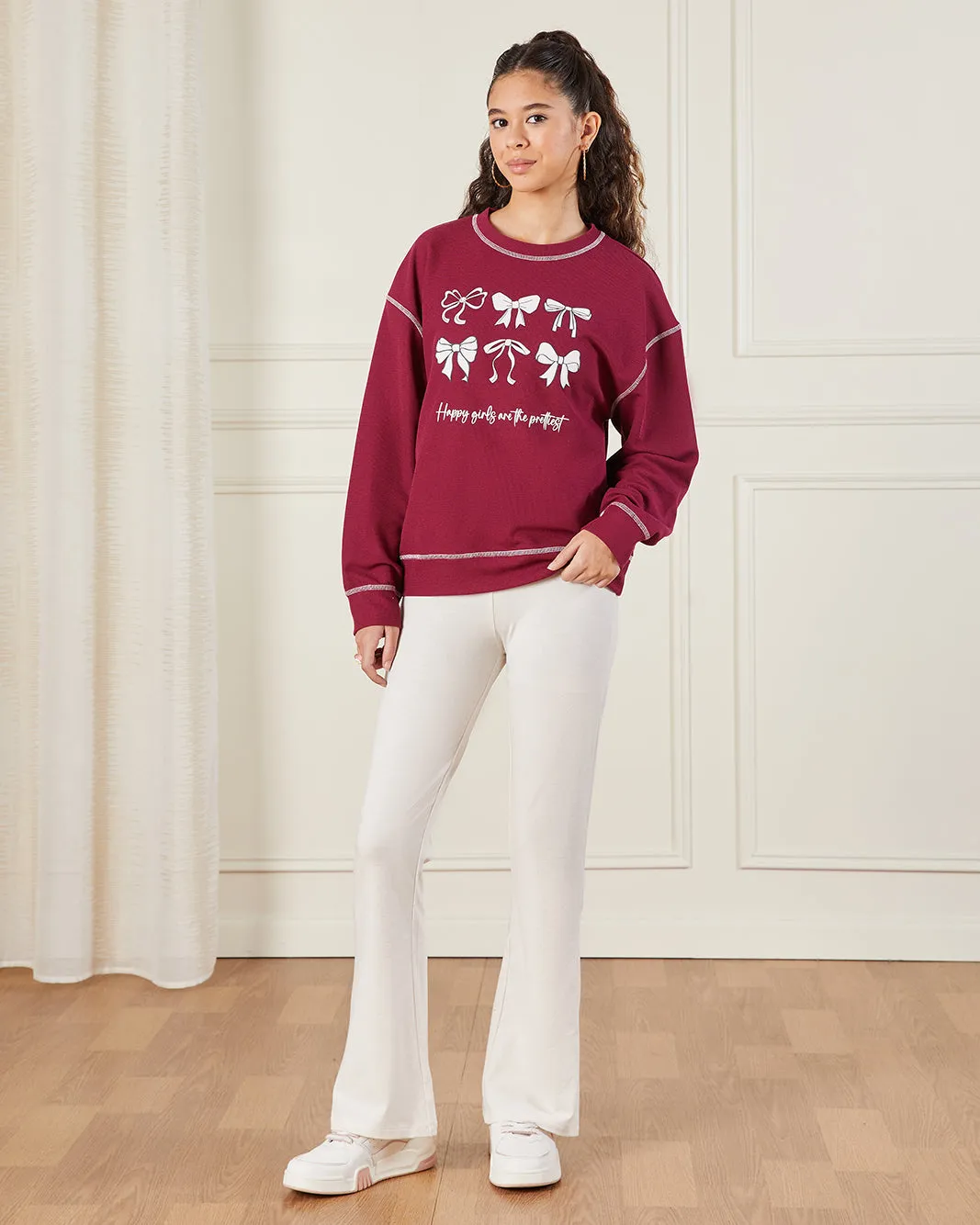 Senior Girls Ivory Basic Leggings sold by Redtag product image thumbnail 2