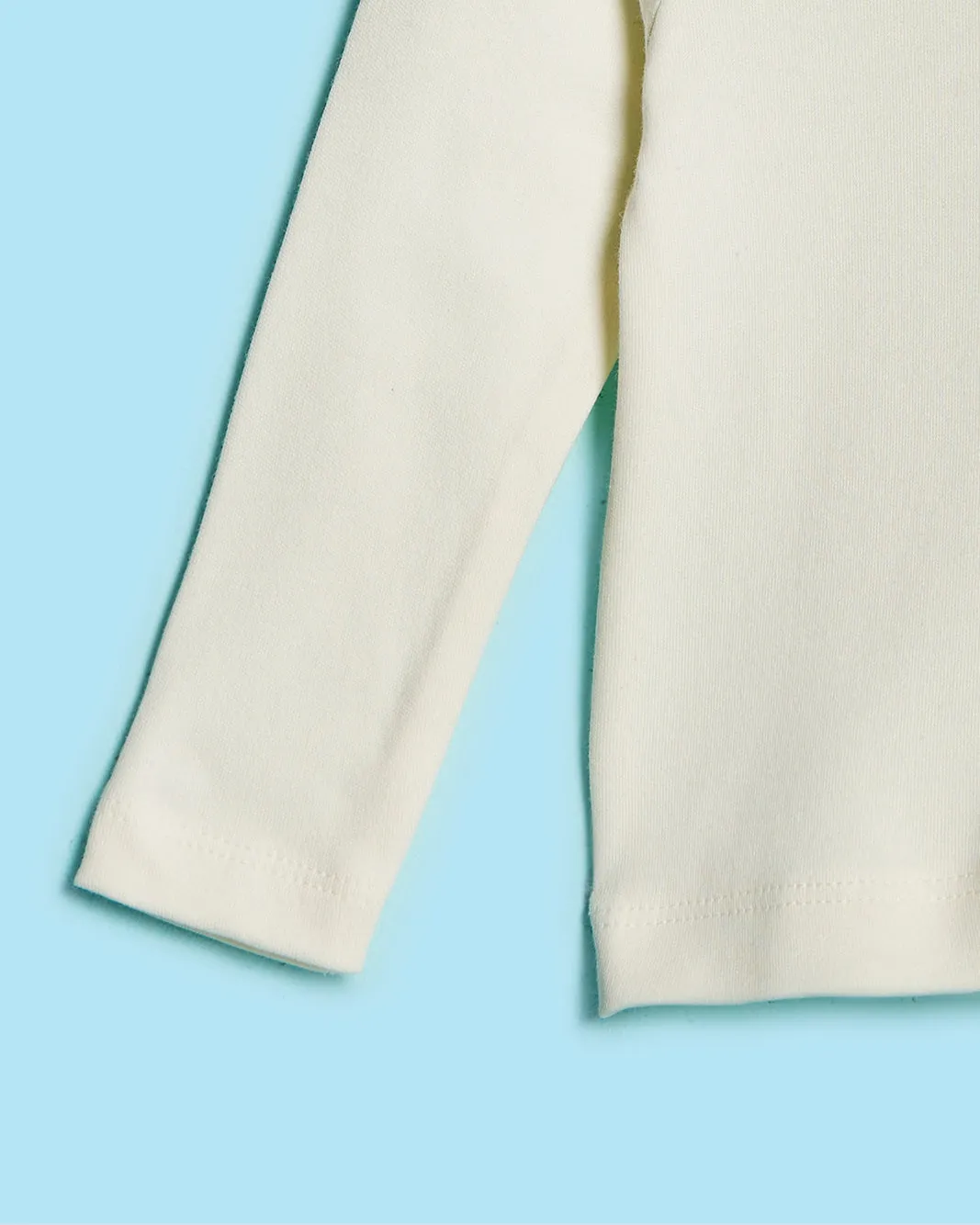 Infant Boys Beige High Neck T-Shirt sold by Redtag product image thumbnail 3