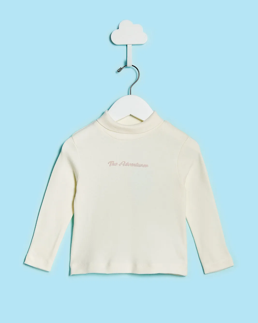 Infant Boys Beige High Neck T-Shirt sold by Redtag