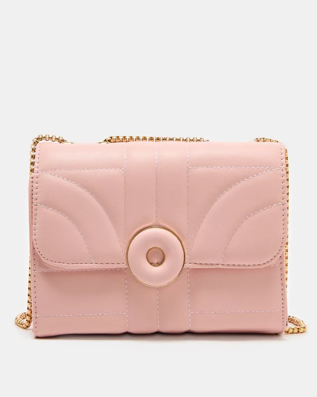 Women Pink Embellished  Messenger Bag sold by Redtag