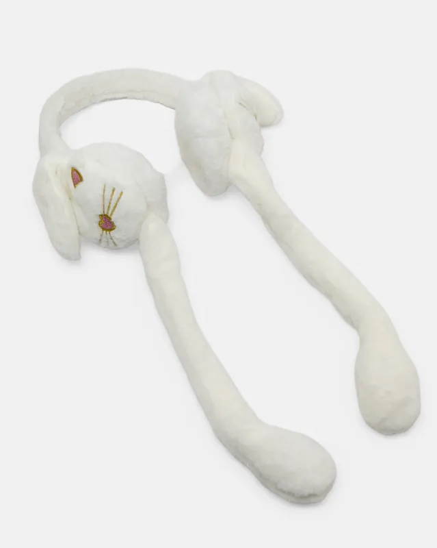 Girls White Embellished Earmuff sold by Redtag