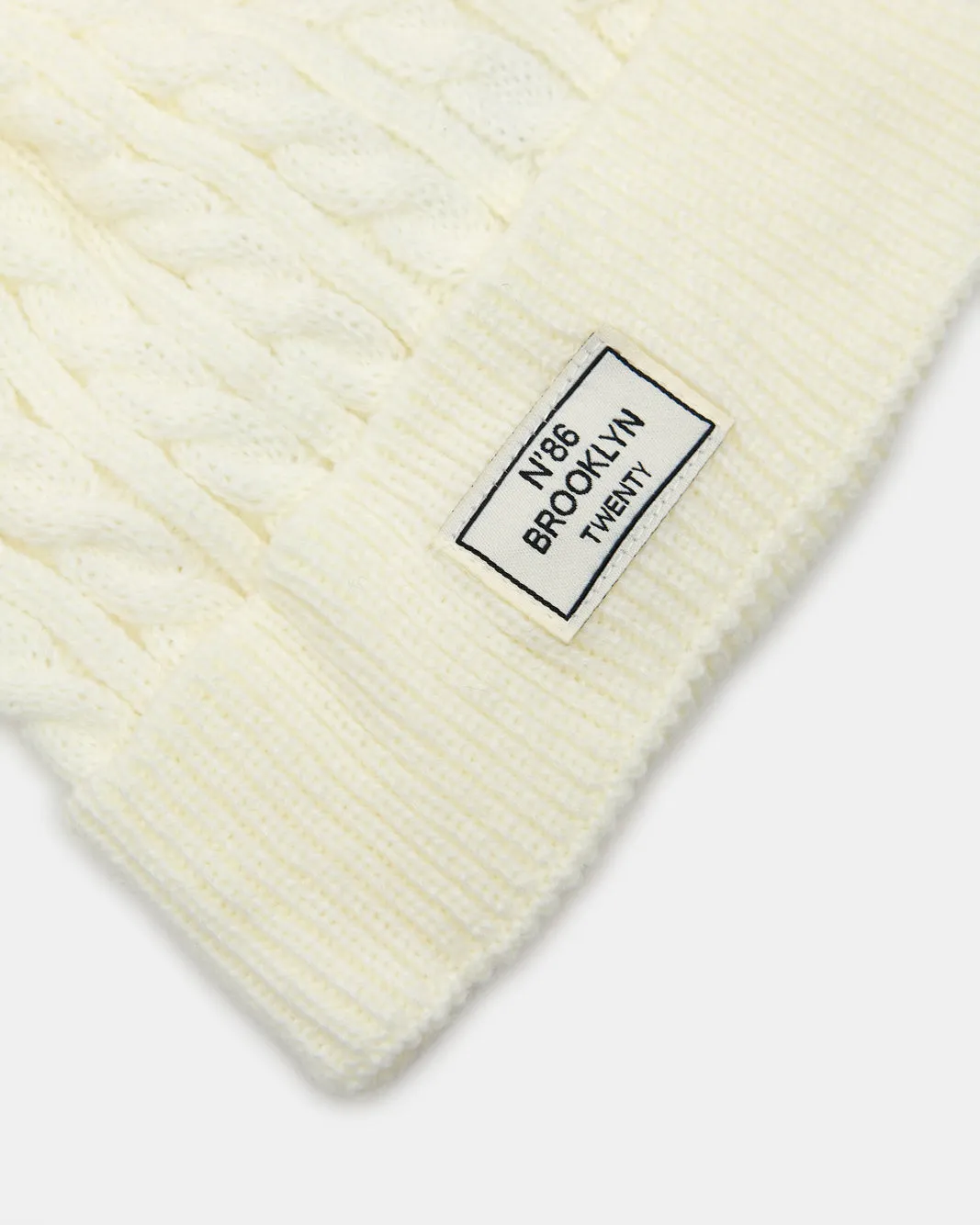 Women Ivory Embellished Knitted Cap sold by Redtag product image thumbnail 2
