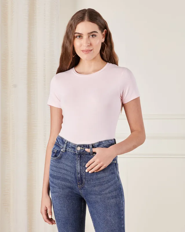 Women Apricot Basic T-Shirt sold by Redtag
