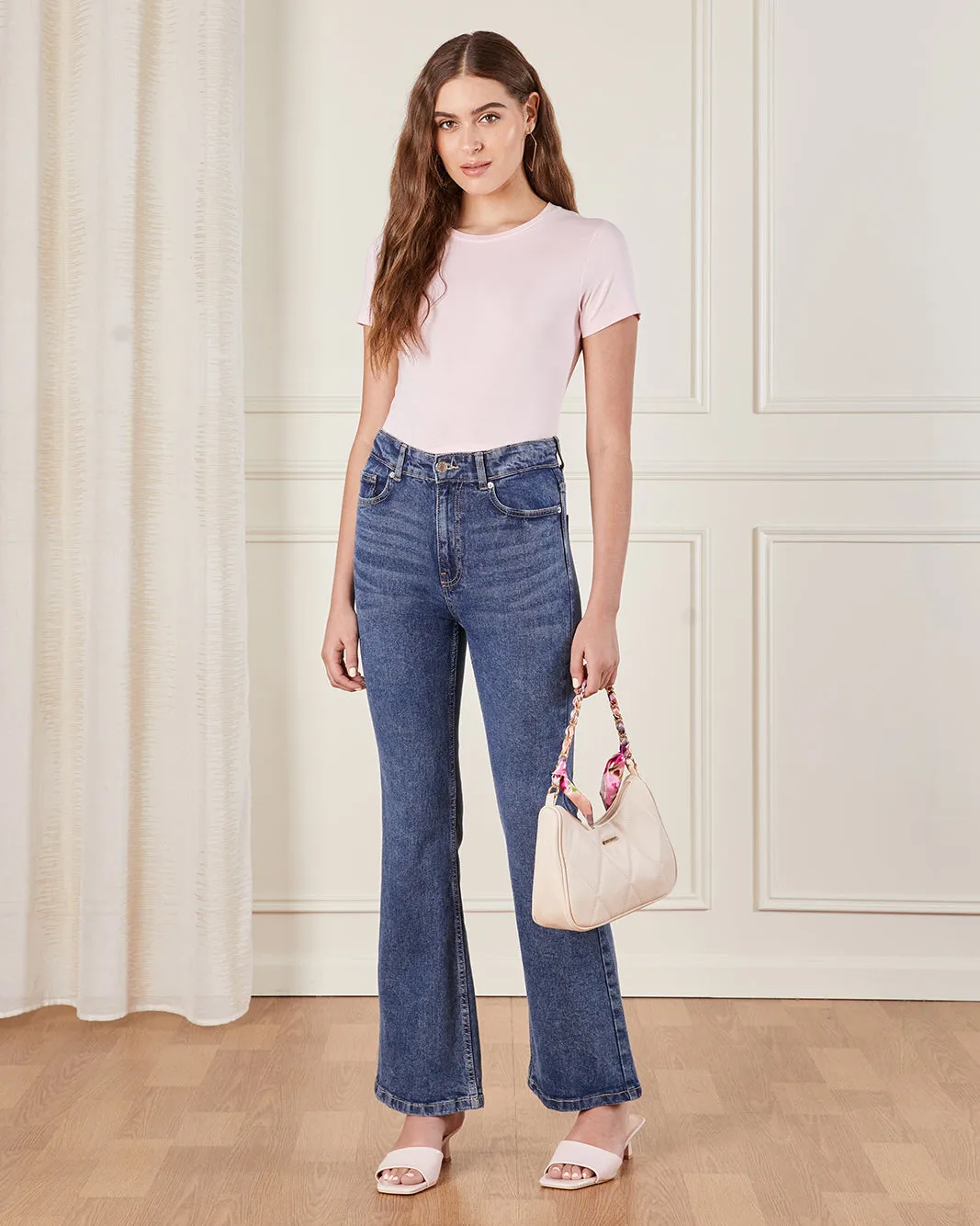 Women Apricot Basic T-Shirt sold by Redtag product image thumbnail 2