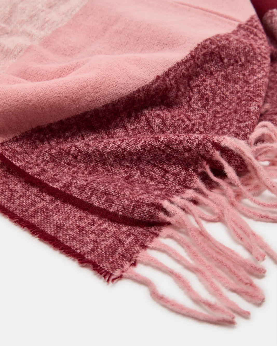 Women Pink Knitted Blanket Scarf sold by Redtag product image thumbnail 4