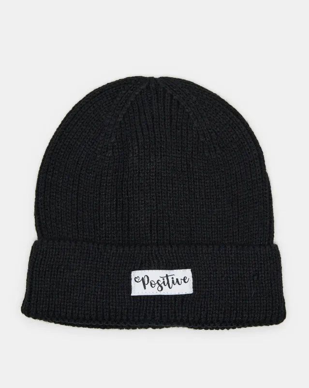 Women Black Embellished Cap sold by Redtag