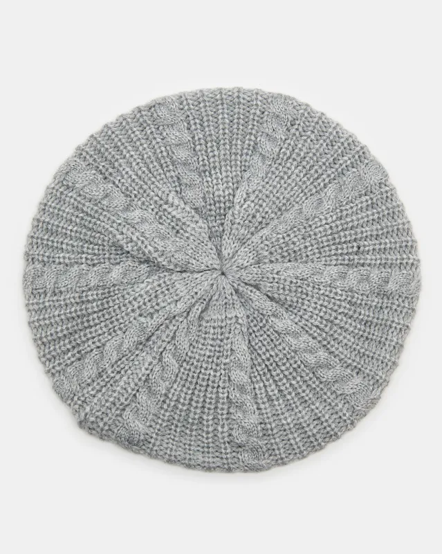 Women Grey Embellished Cap sold by Redtag