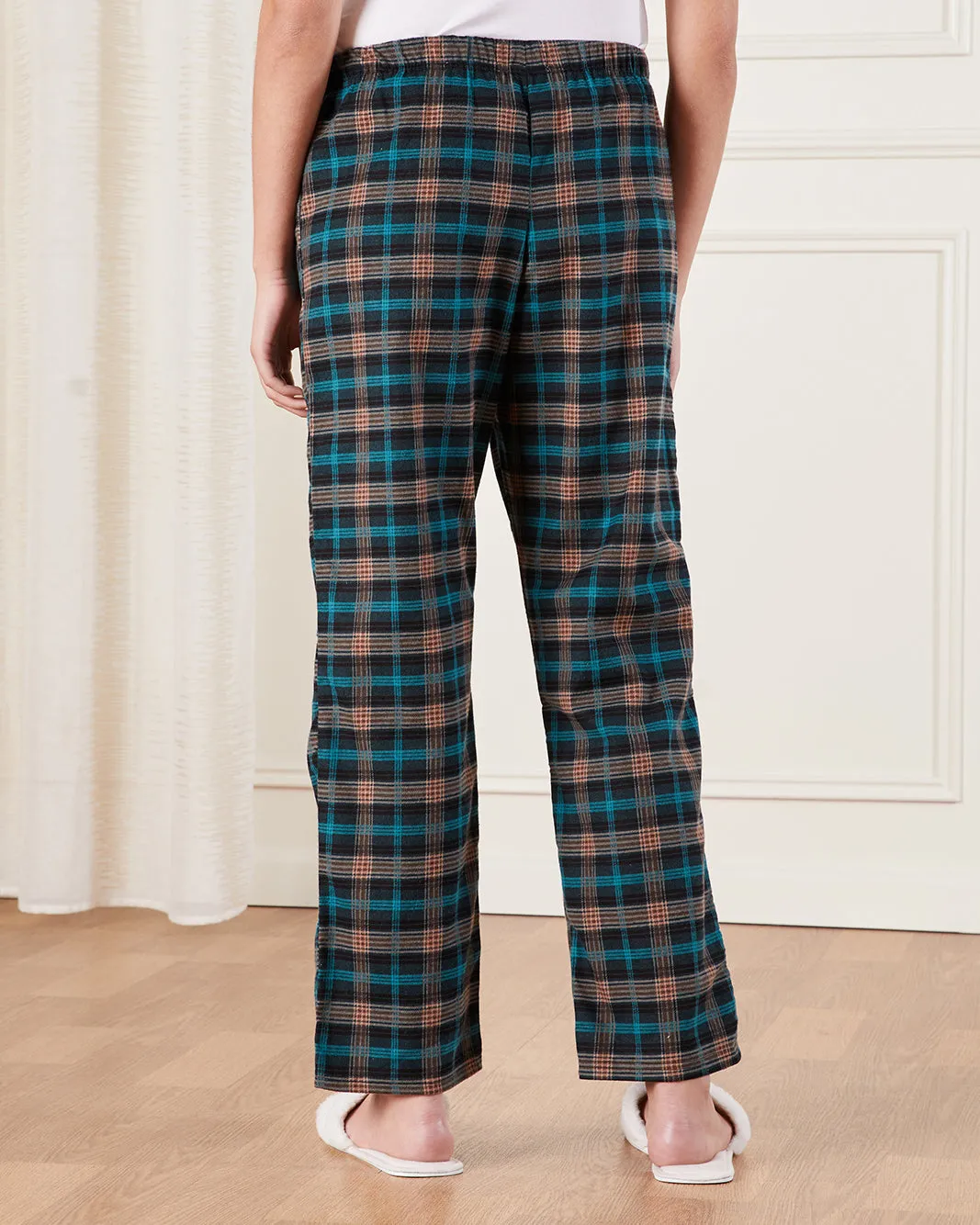 Women Multicolour Checkered Pyjama Bottom sold by Redtag product image thumbnail 3