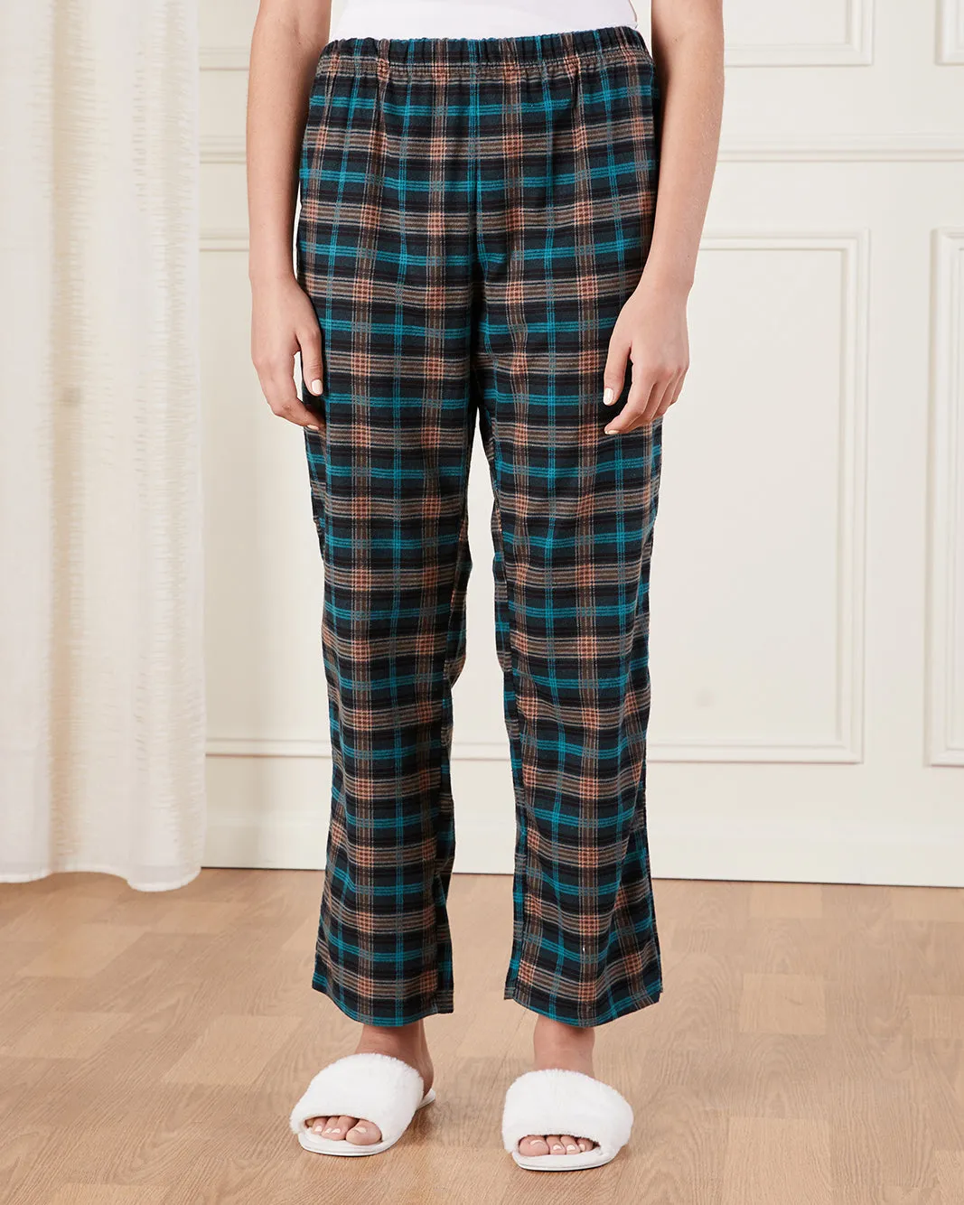 Women Multicolour Checkered Pyjama Bottom sold by Redtag