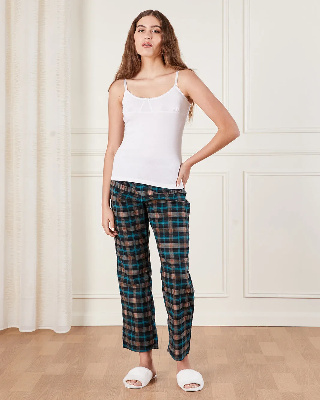 Women Multicolour Checkered Pyjama Bottom sold by Redtag product image thumbnail 2