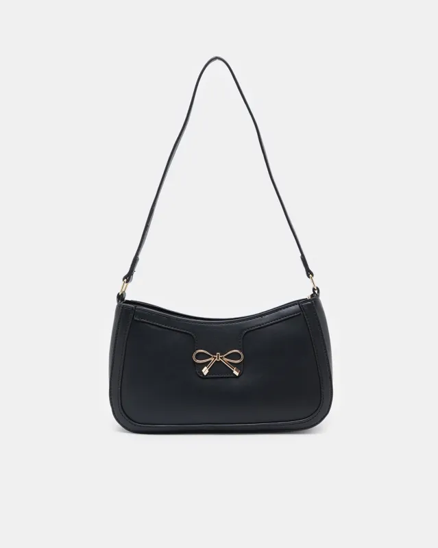 Women Black Embellished Messenger Bag sold by Redtag