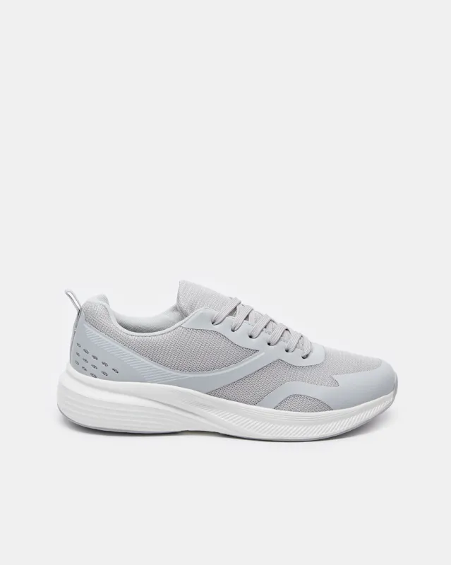 Women Grey Lace Up Trainer sold by Redtag
