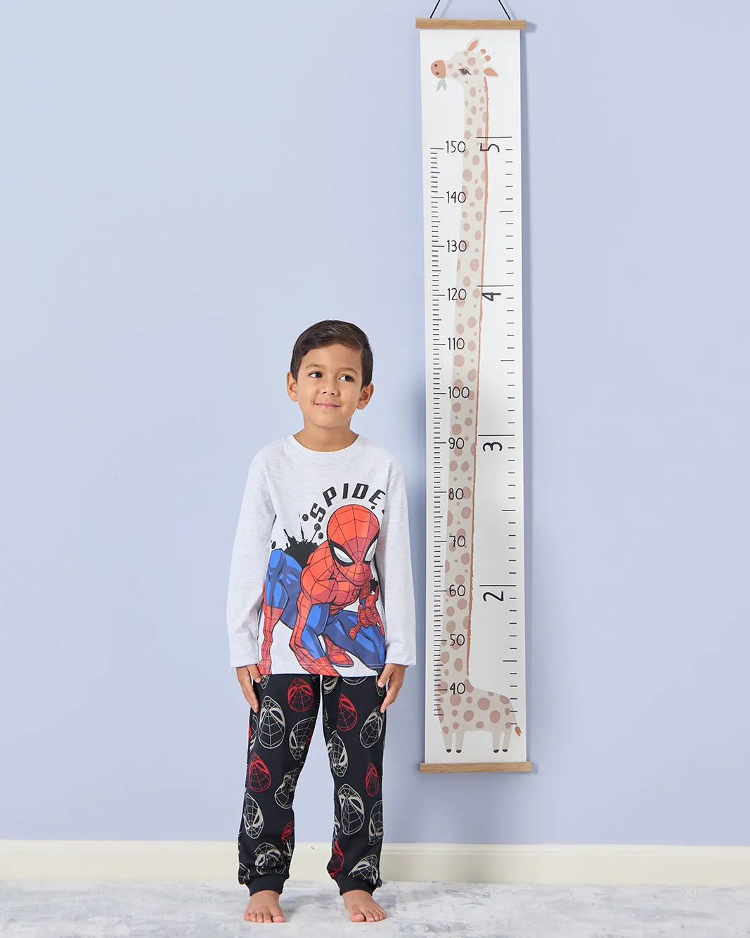 Boys Grey And Black Spiderman Pajama Set (2 Piece) sold by Redtag product image thumbnail 5