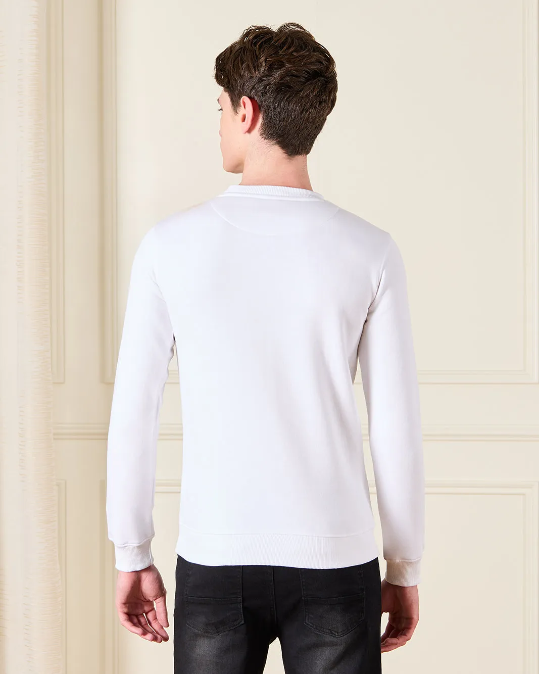 Senior Boys White Batman Printed Sweatshirt sold by Redtag product image thumbnail 3