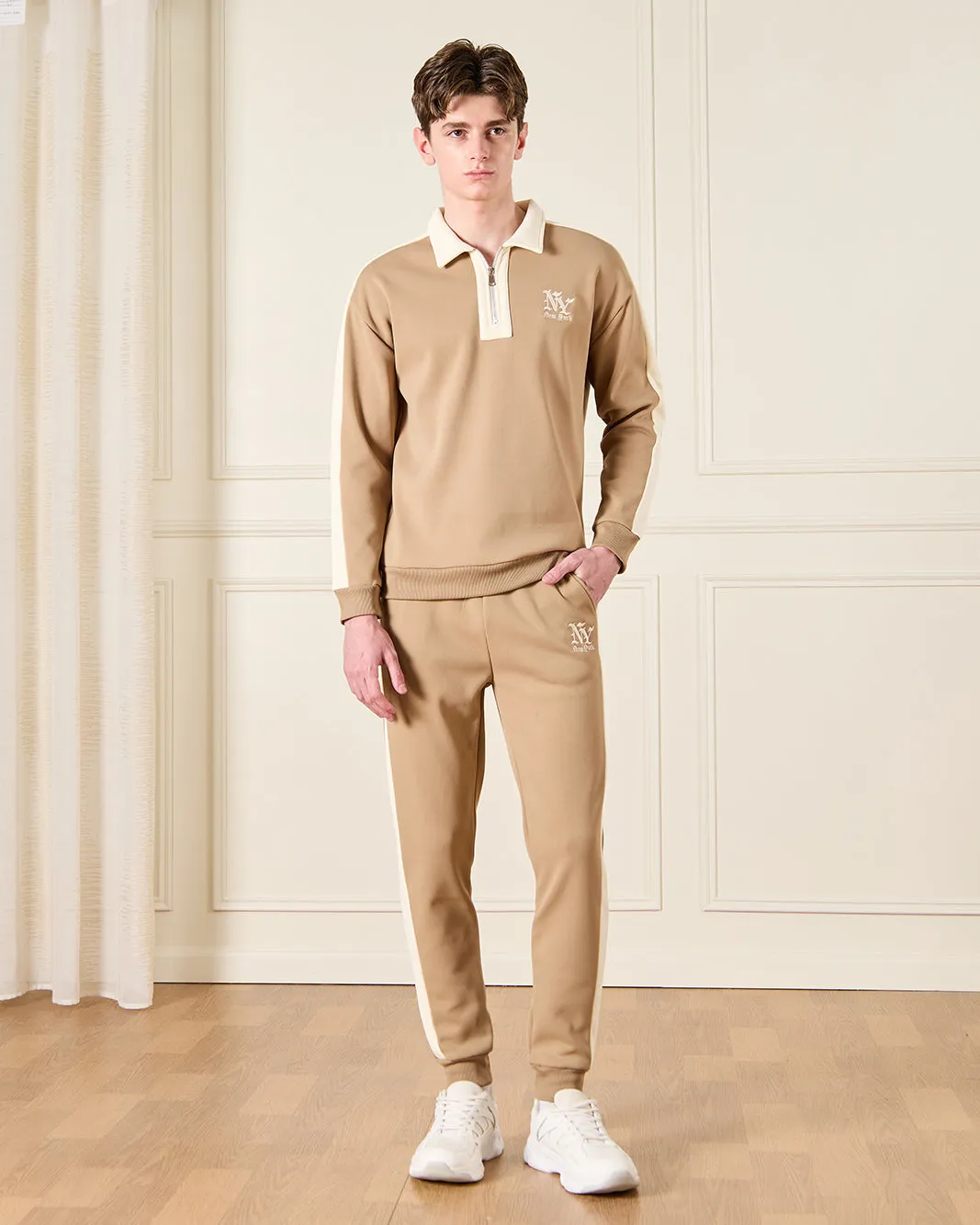 Senior Boys Beige Embellished Sweatshirt sold by Redtag product image thumbnail 2