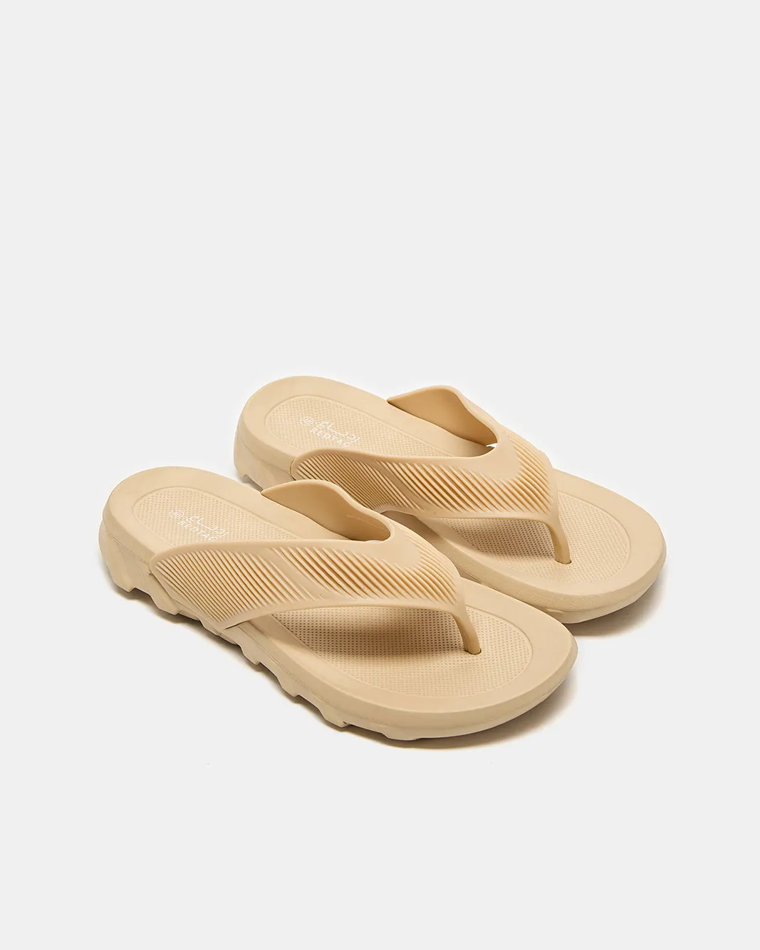 Beige Molded Flipflop sold by Redtag product image thumbnail 2