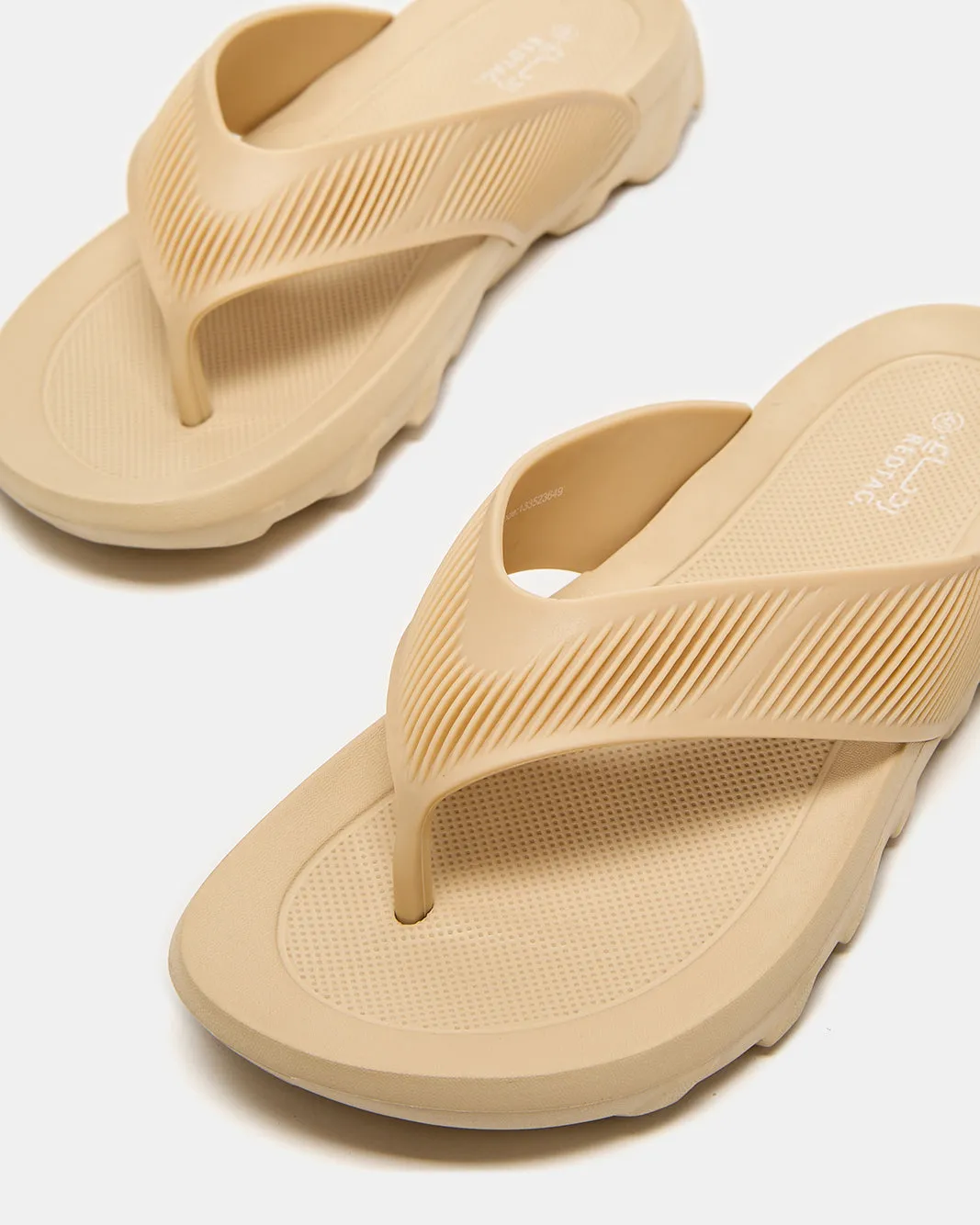 Beige Molded Flipflop sold by Redtag product image thumbnail 4