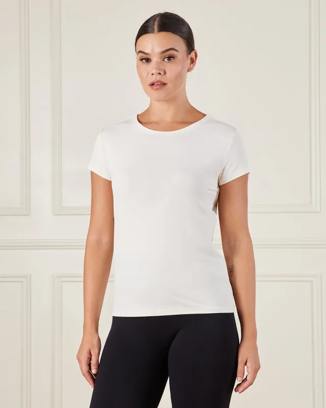 Ivory Short Sleeve Active T-Shirt – Women’s sold by Redtag