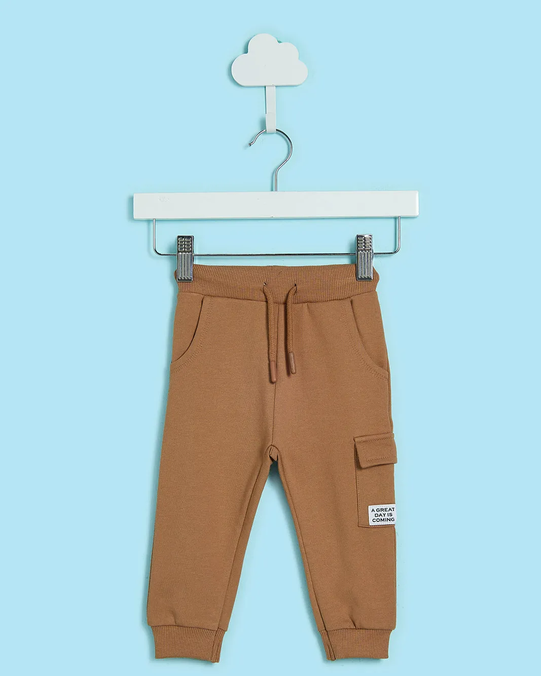Grey Melange & Brown Fashion Cargo 2-Pack Track Pants sold by Redtag product image thumbnail 2