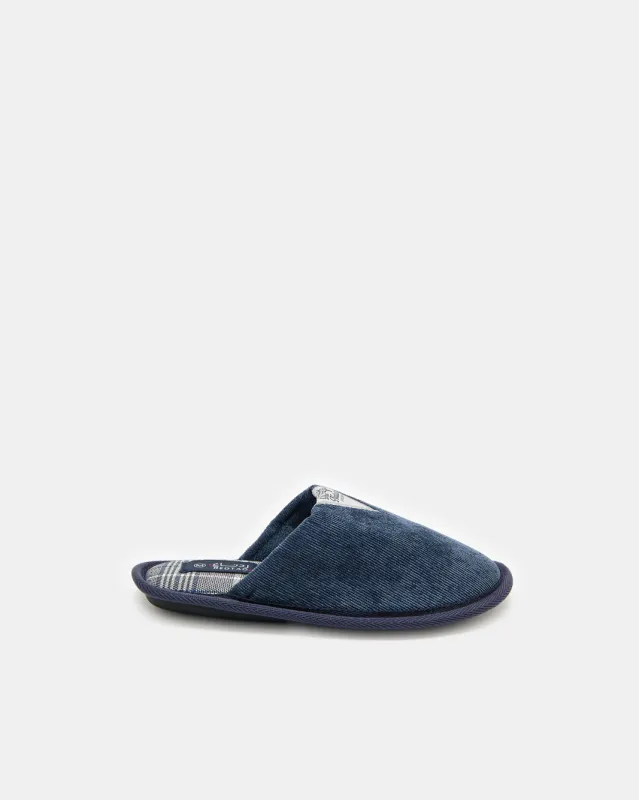 Men Navy Slide Slippers sold by Redtag