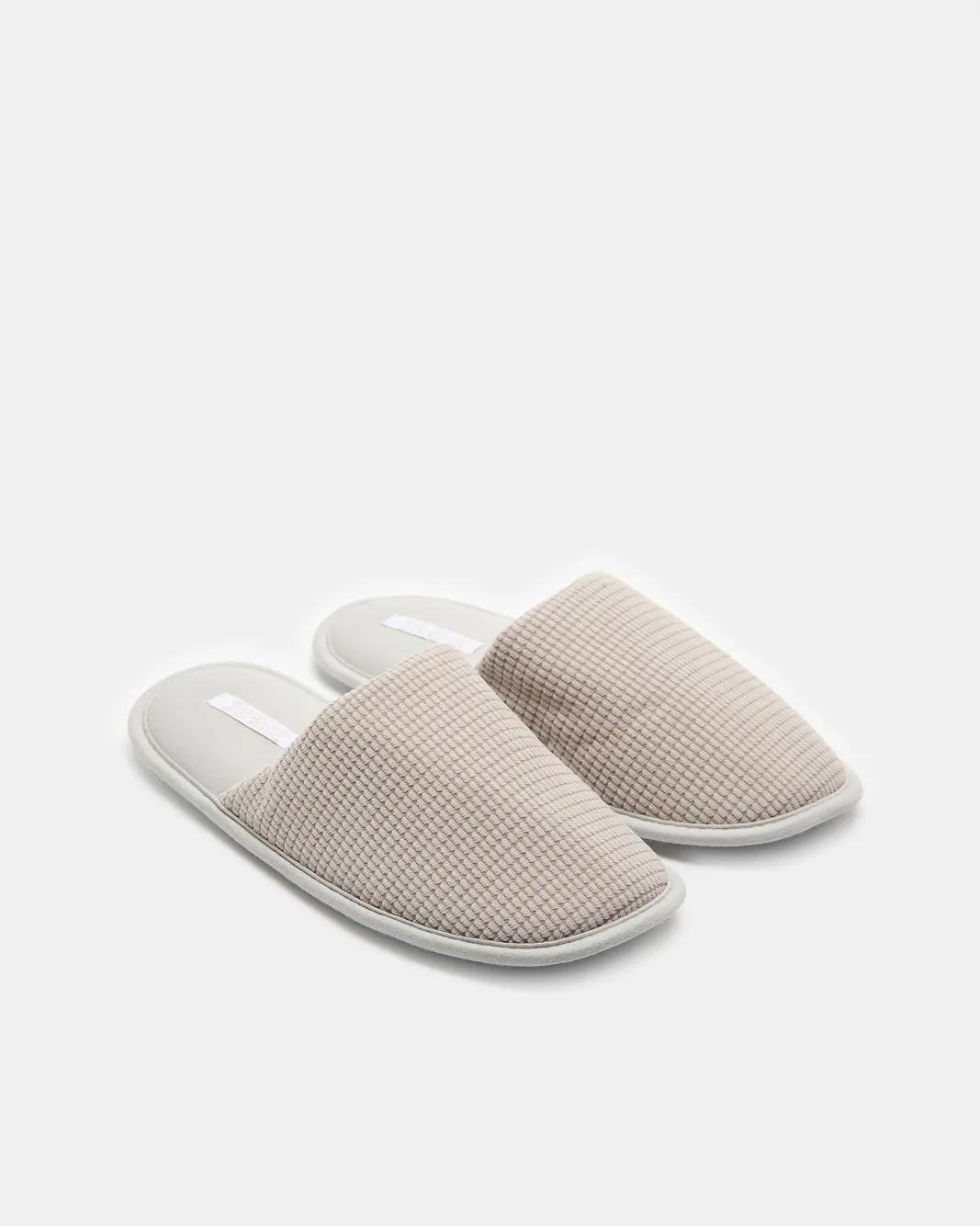 Women Grey Textured Closed Toe Slippers sold by Redtag product image thumbnail 2