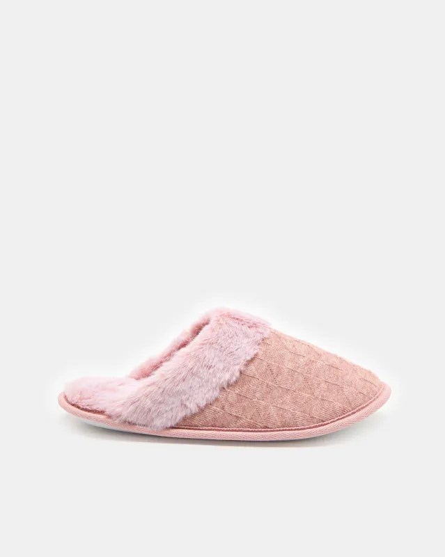 Women Pink Closed Toe Slipper sold by Redtag