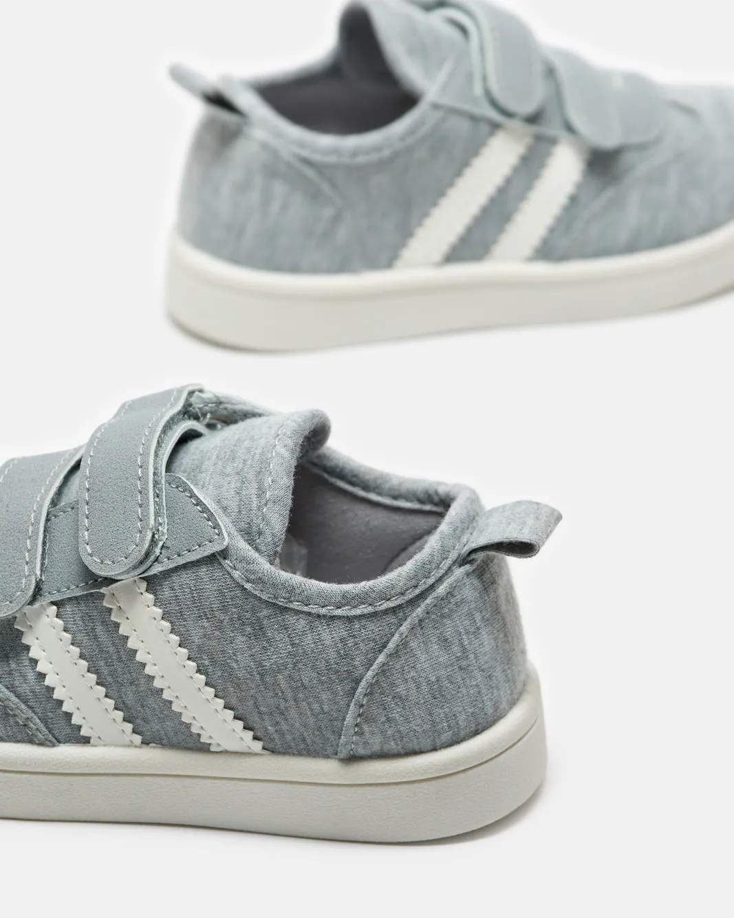 Infant Boys Grey Velcro Sneakers sold by Redtag product image thumbnail 4