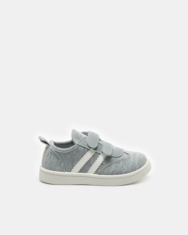 Infant Boys Grey Velcro Sneakers sold by Redtag