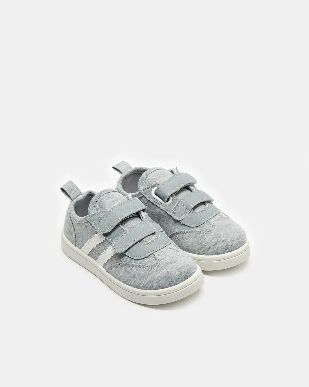 Infant Boys Grey Velcro Sneakers sold by Redtag product image thumbnail 2