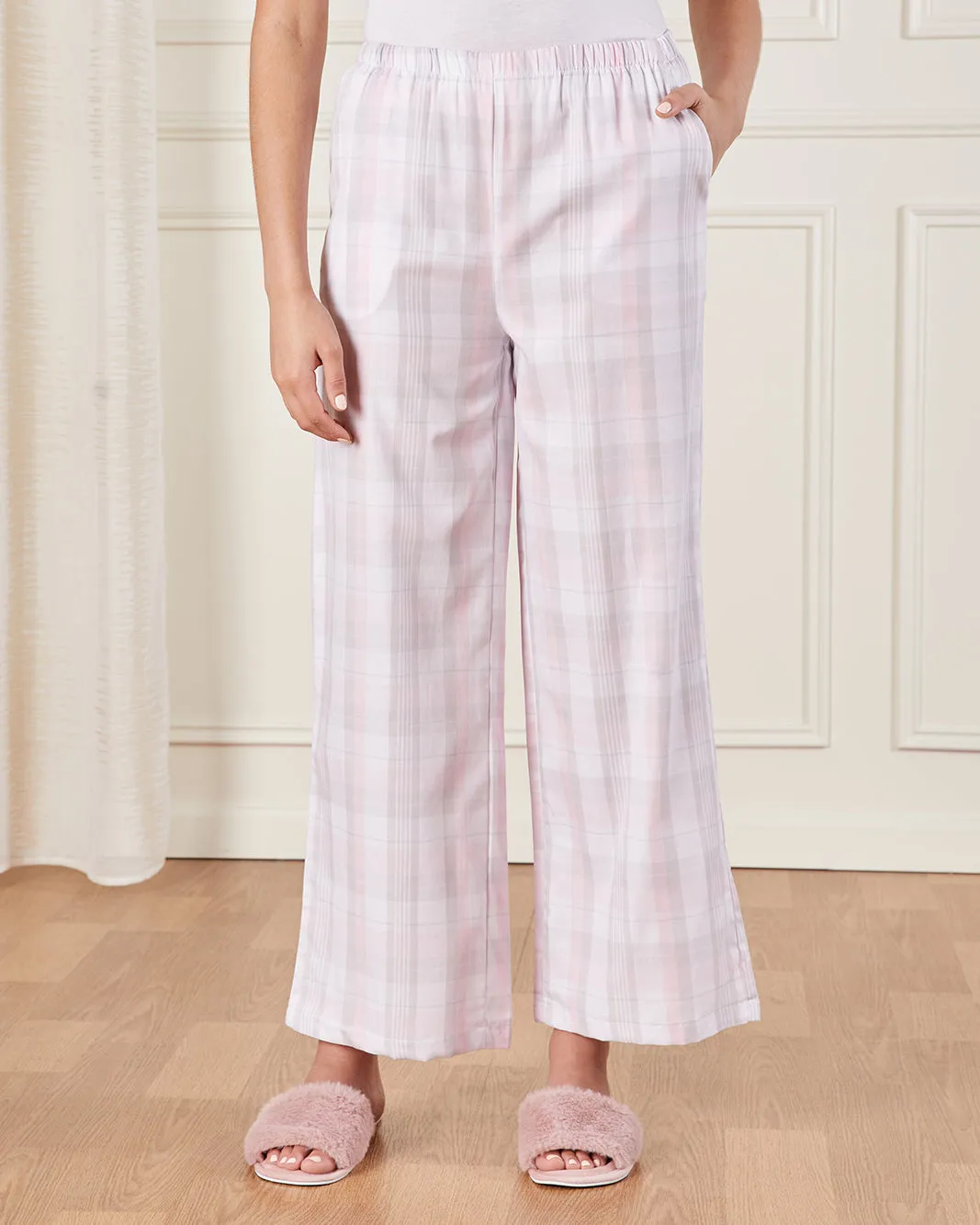 Women Multicolour Classic Checkered Pyjama Set (2 Piece) sold by Redtag product image thumbnail 3