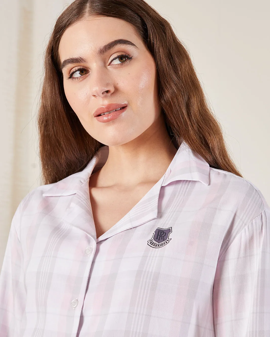 Women Multicolour Classic Checkered Pyjama Set (2 Piece) sold by Redtag product image thumbnail 4