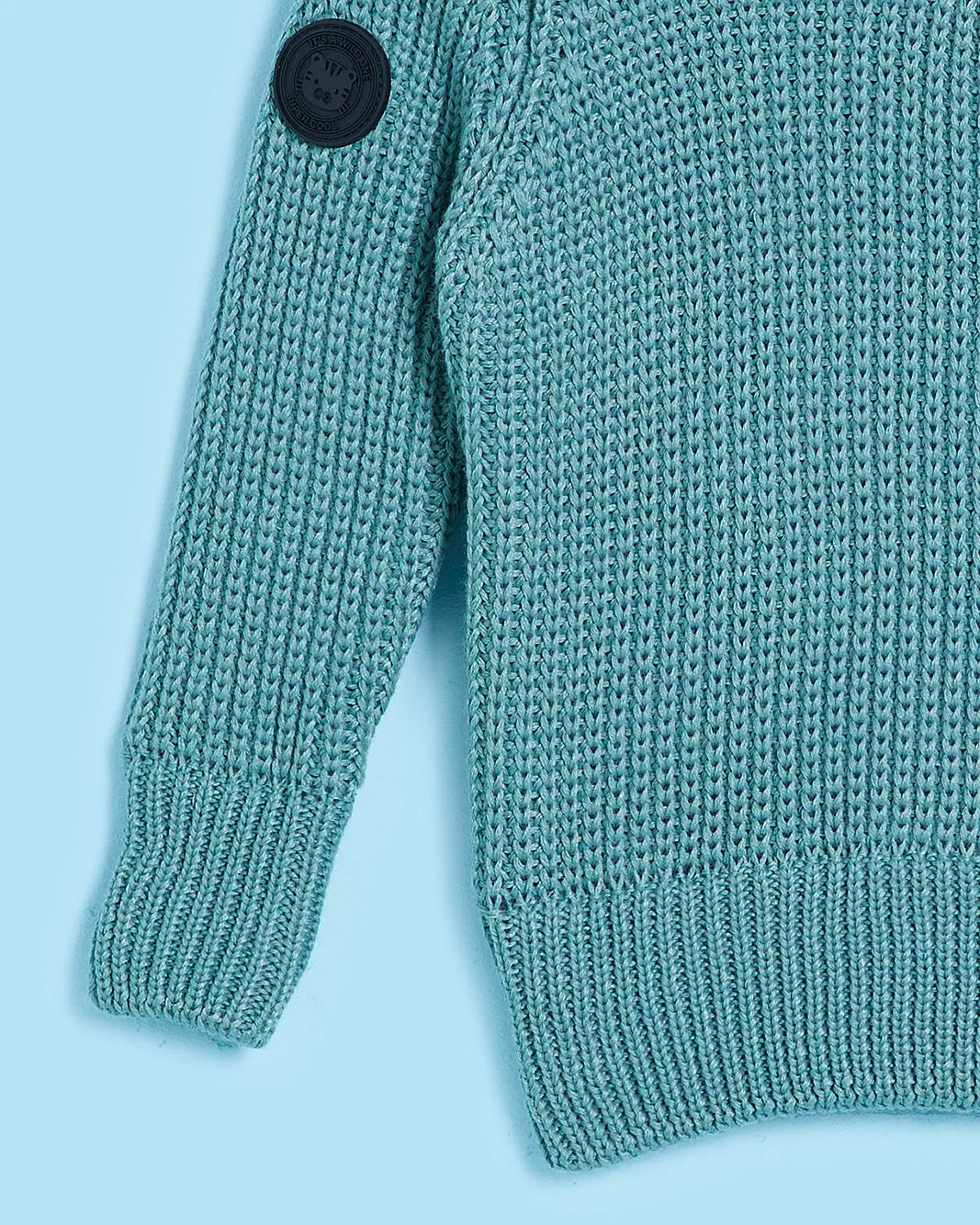 Infant Boys Green Half Zip Pullover sold by Redtag product image thumbnail 3