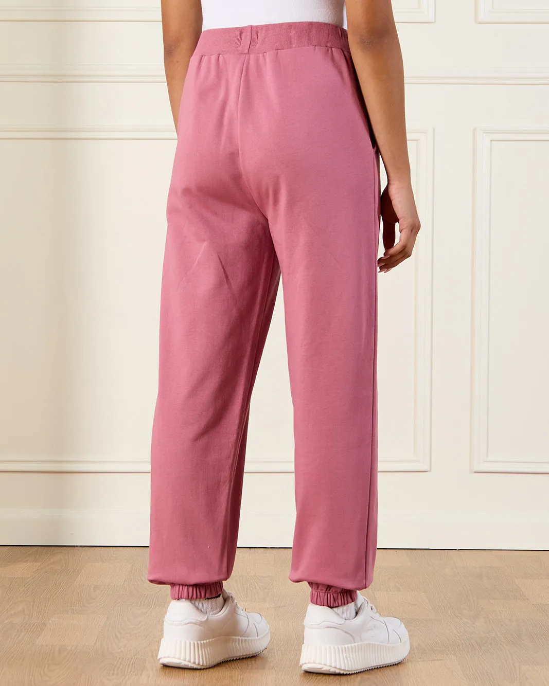 Senior Girls Pink Solid Active Pants sold by Redtag product image thumbnail 3