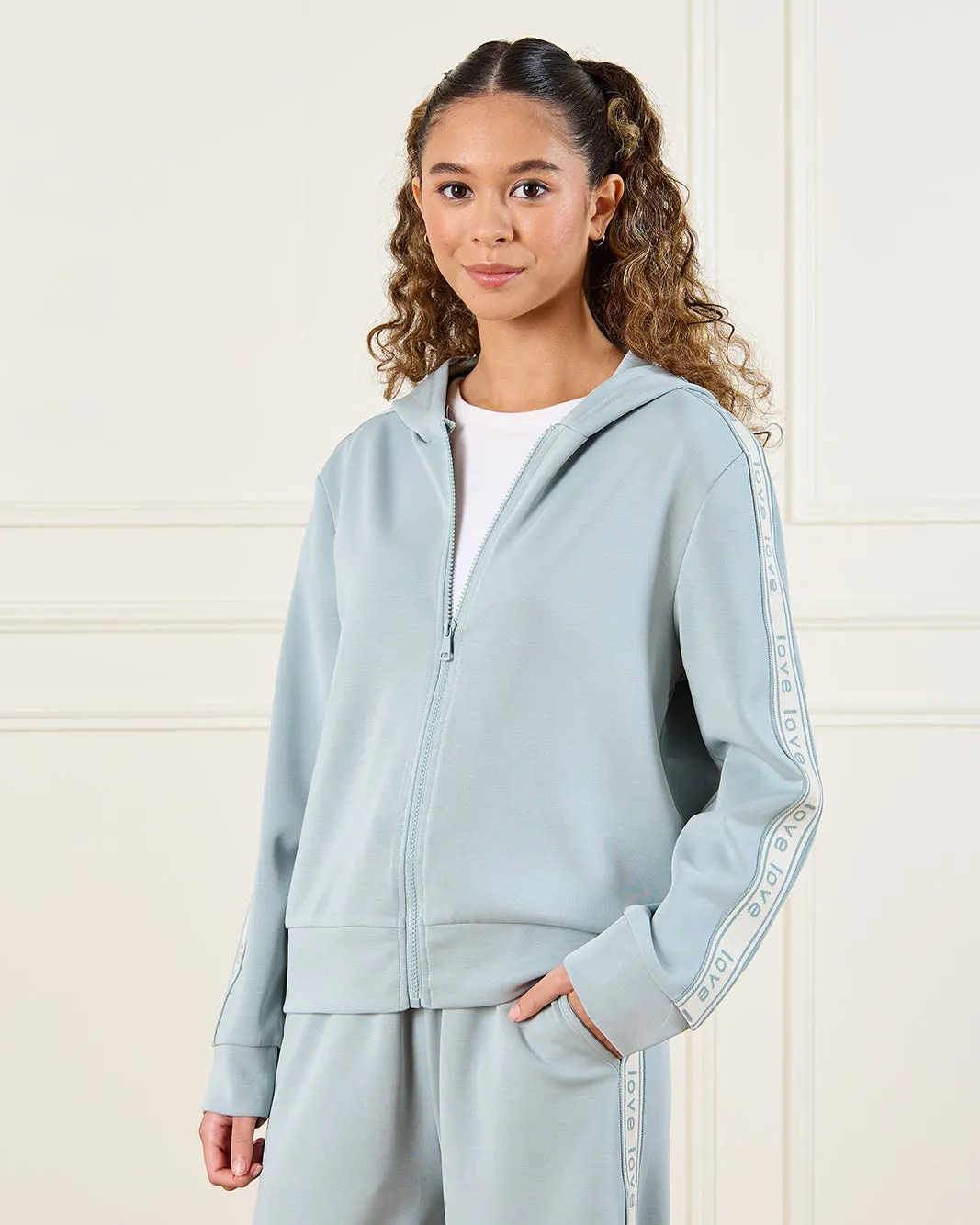 Senior Girls Mint Hooded Sweatshirt sold by Redtag