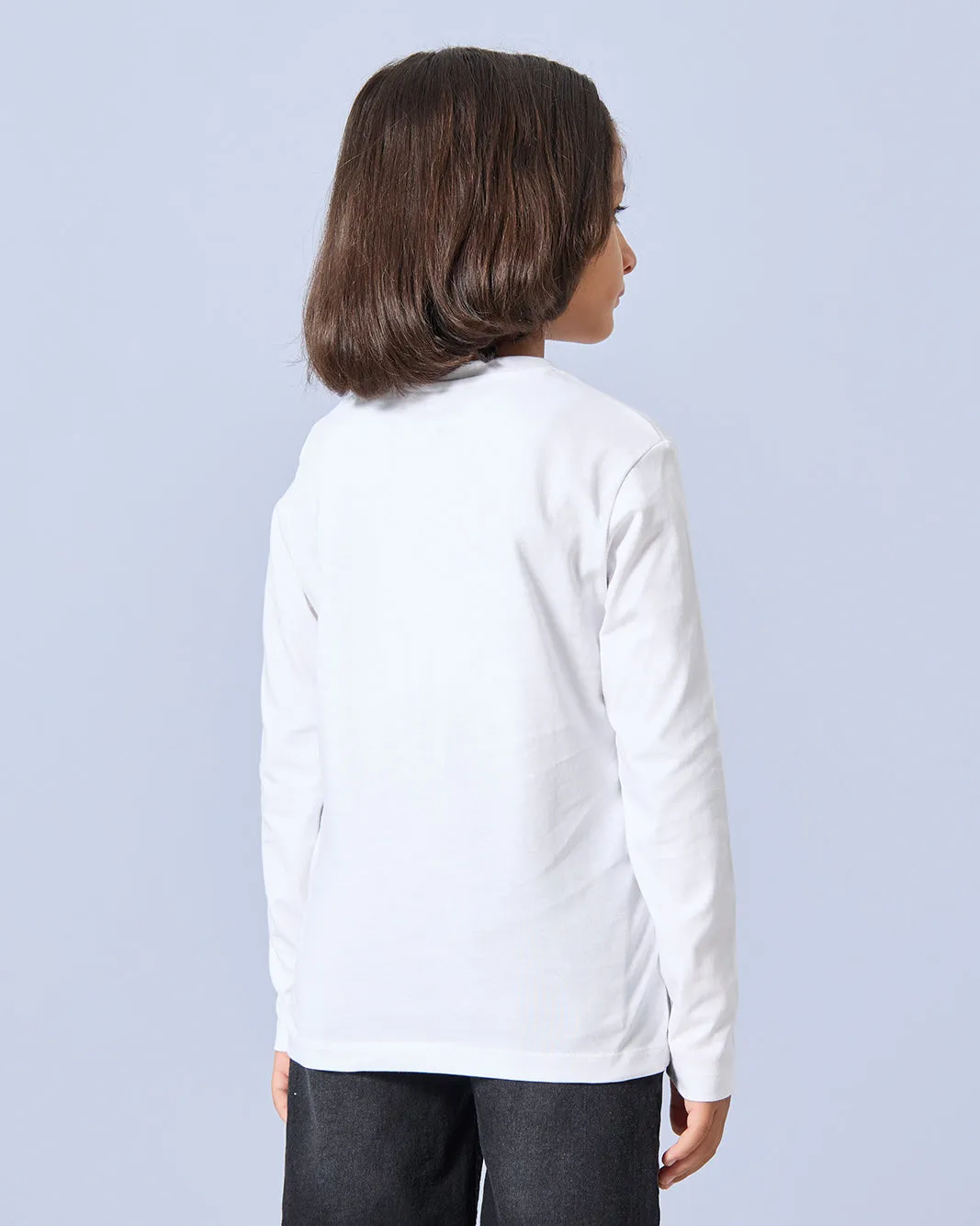 Boys White Game On Print Long Sleeve T-Shirt sold by Redtag product image thumbnail 3