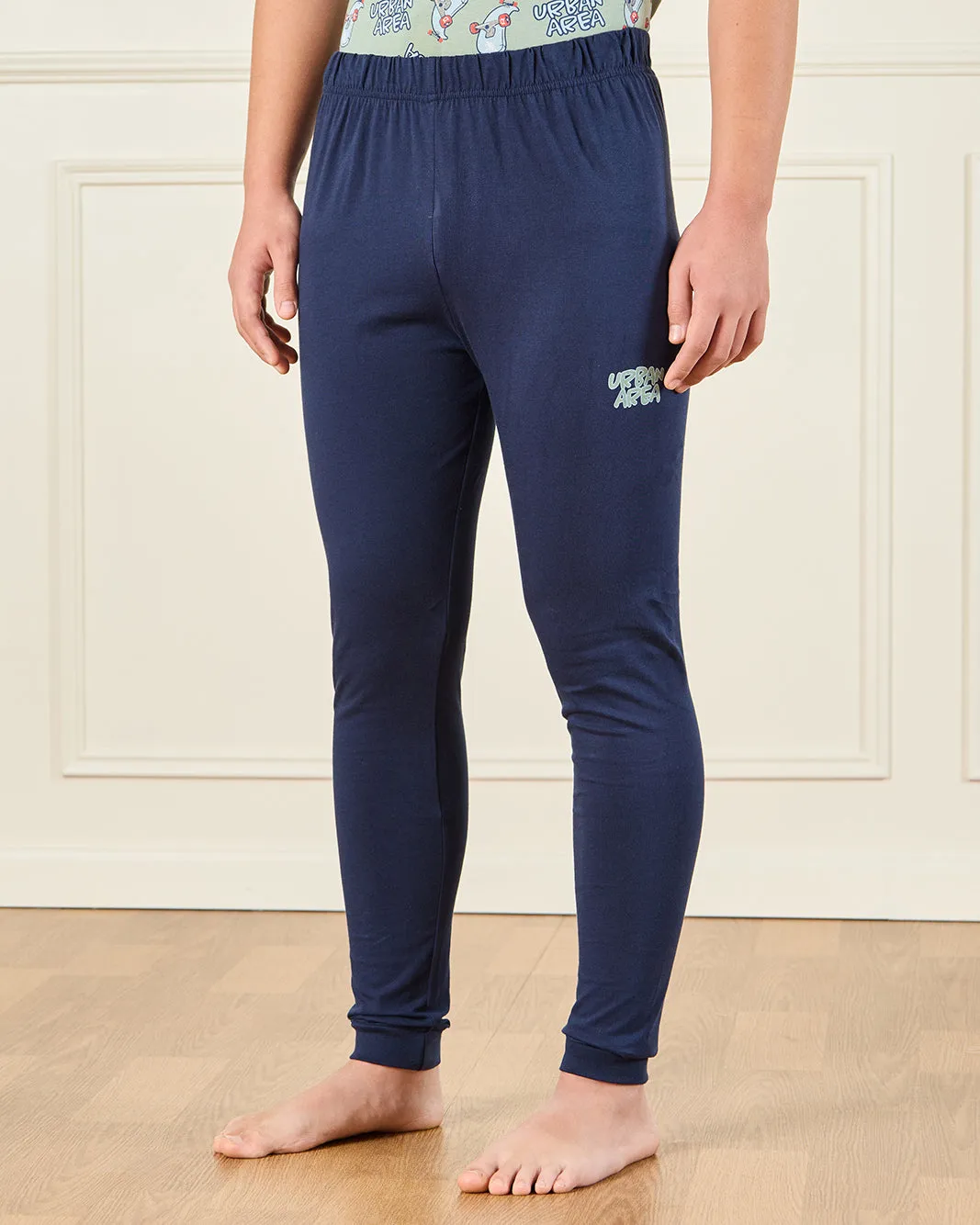 Senior Boys Green Urban Area All Over Print Night Suit Set (2 Piece) sold by Redtag product image thumbnail 3