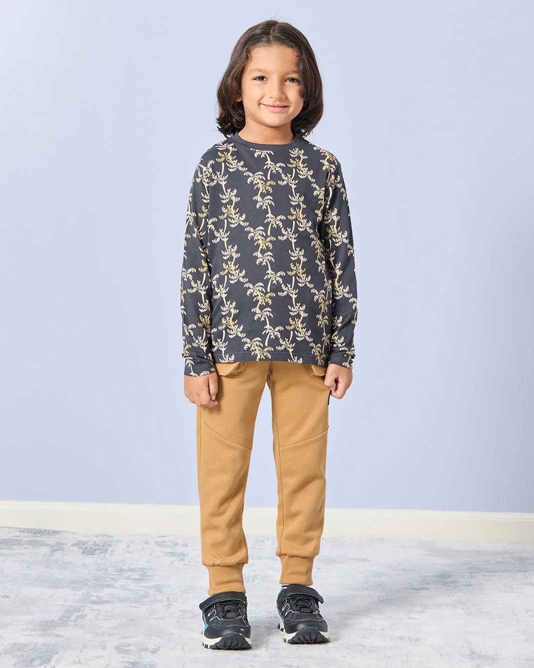 Boys Navy Printed T-Shirt sold by Redtag product image thumbnail 2