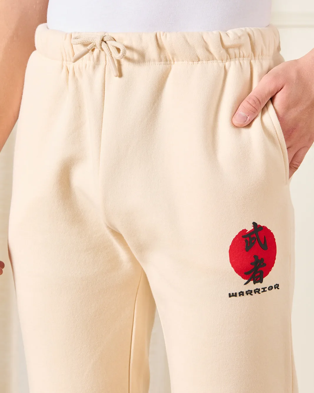 Senior Boys Beige Anime Print Active Pants sold by Redtag product image thumbnail 4
