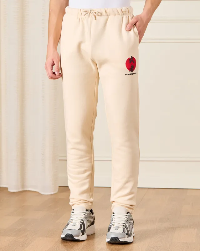 Senior Boys Beige Anime Print Active Pants sold by Redtag