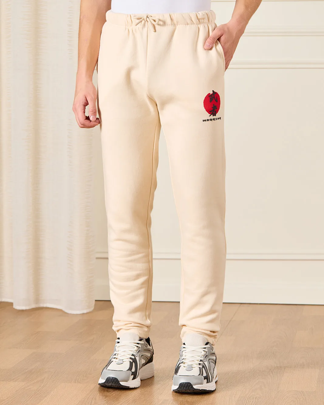 Senior Boys Beige Anime Print Active Pants sold by Redtag