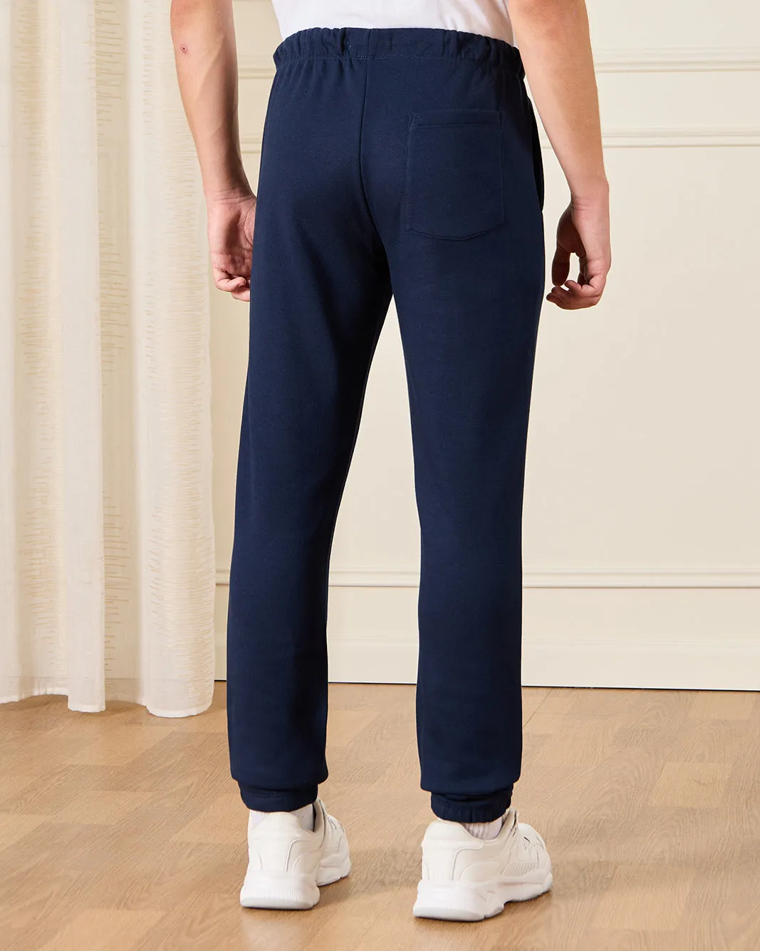 Senior Boys Navy Printed Active Pants sold by Redtag product image thumbnail 3