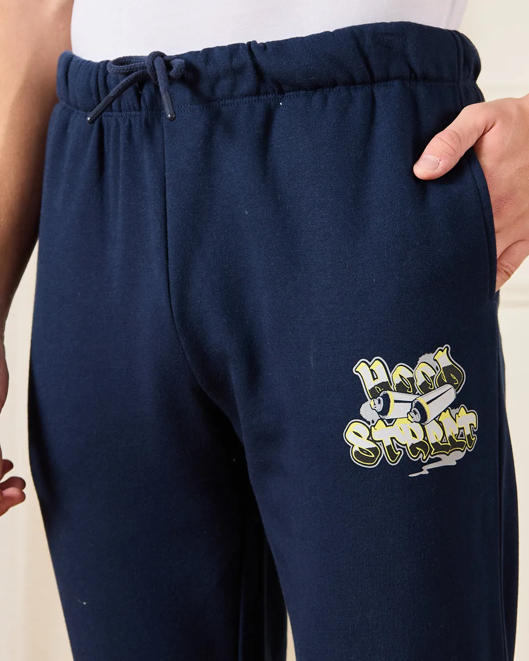 Senior Boys Navy Printed Active Pants sold by Redtag product image thumbnail 4
