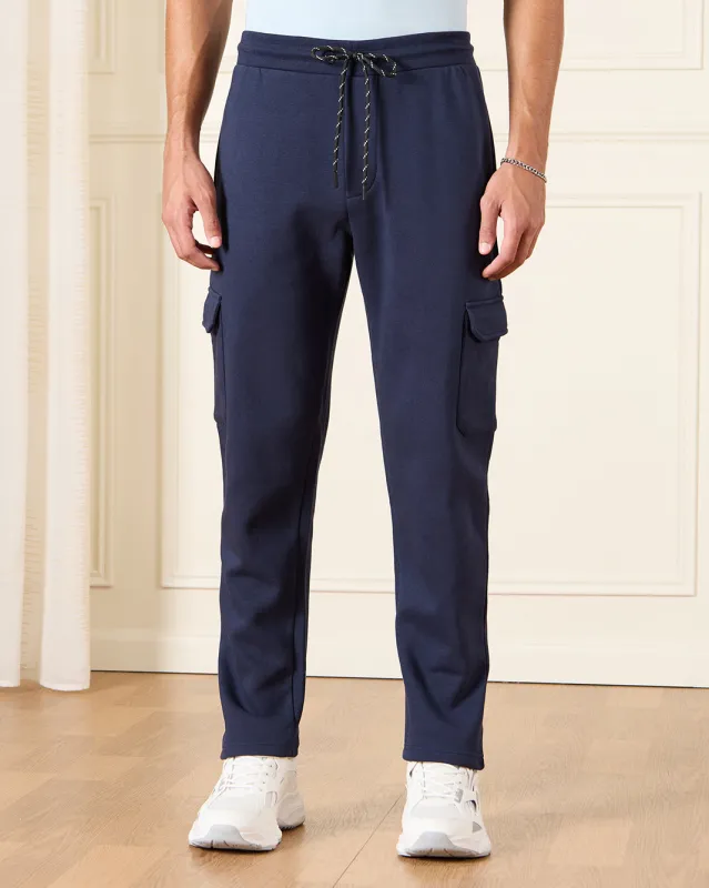 Men Navy Cargo Joggers sold by Redtag