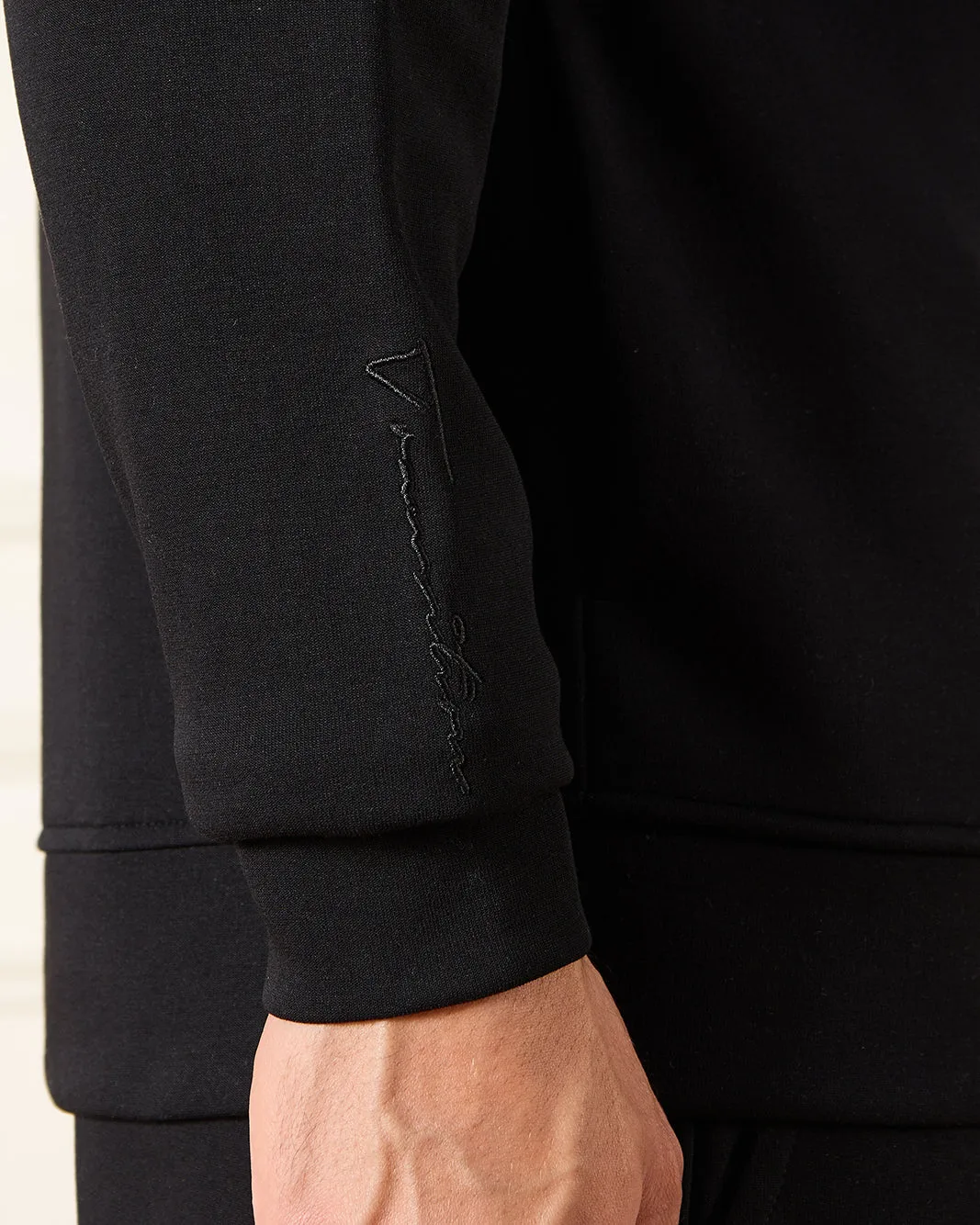 Men Black Lounge Hoodie Sweatshirt sold by Redtag product image thumbnail 4