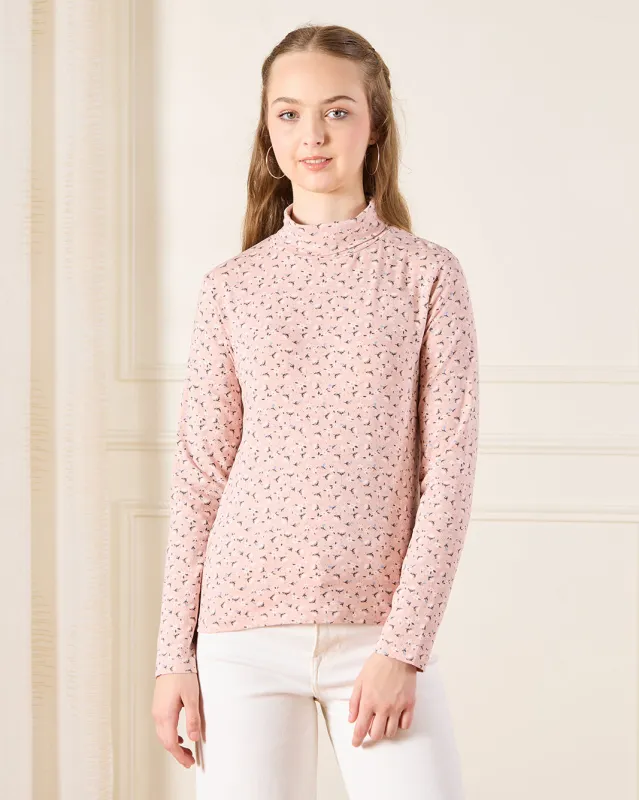 Senior Girls Pink Printed T-Shirt sold by Redtag