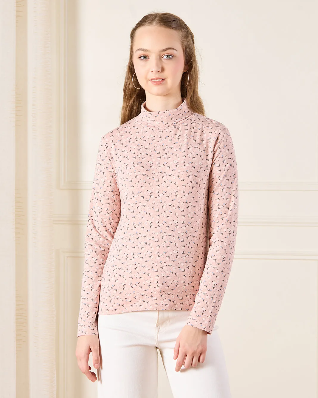 Senior Girls Pink Printed T-Shirt sold by Redtag