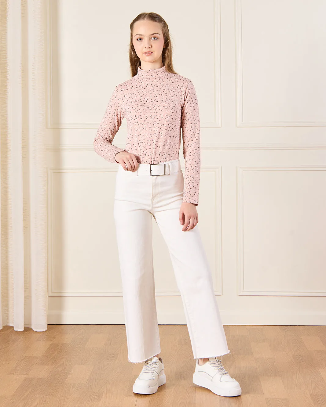 Senior Girls Pink Printed T-Shirt sold by Redtag product image thumbnail 2