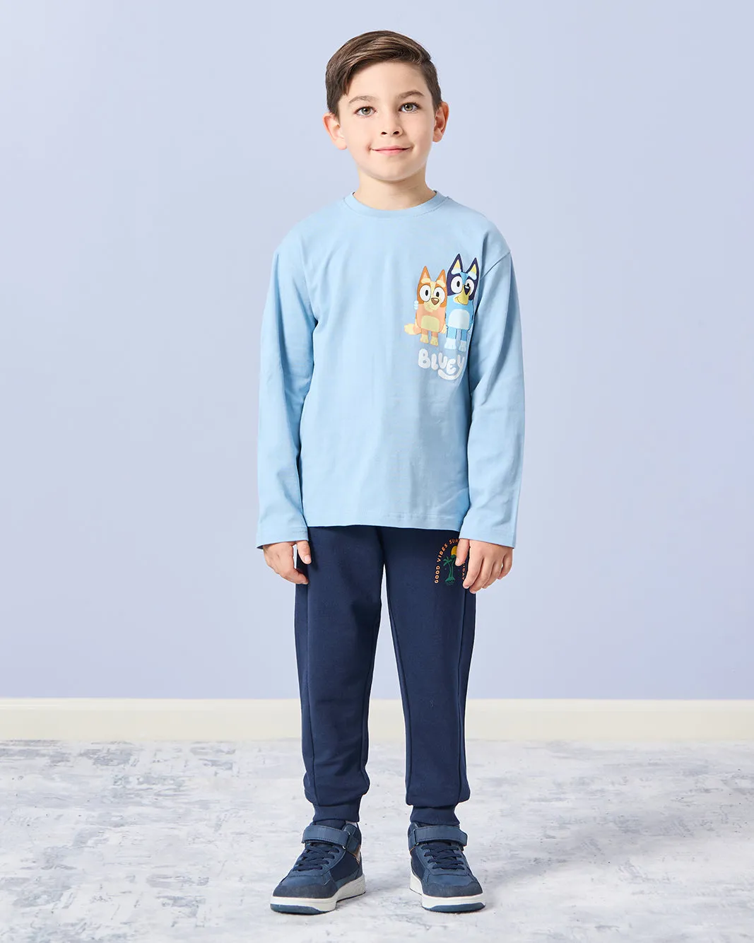 Boys Blue Bluey Print T-Shirt sold by Redtag product image thumbnail 2