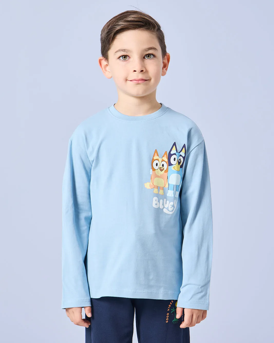 Boys Blue Bluey Print T-Shirt sold by Redtag